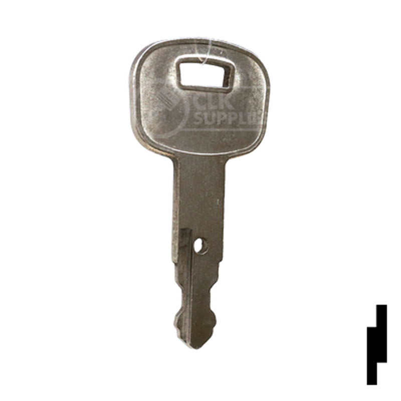 Precut Tractor Key | Kubota | EQ-56, 459A Equipment Key Cosmic Keys