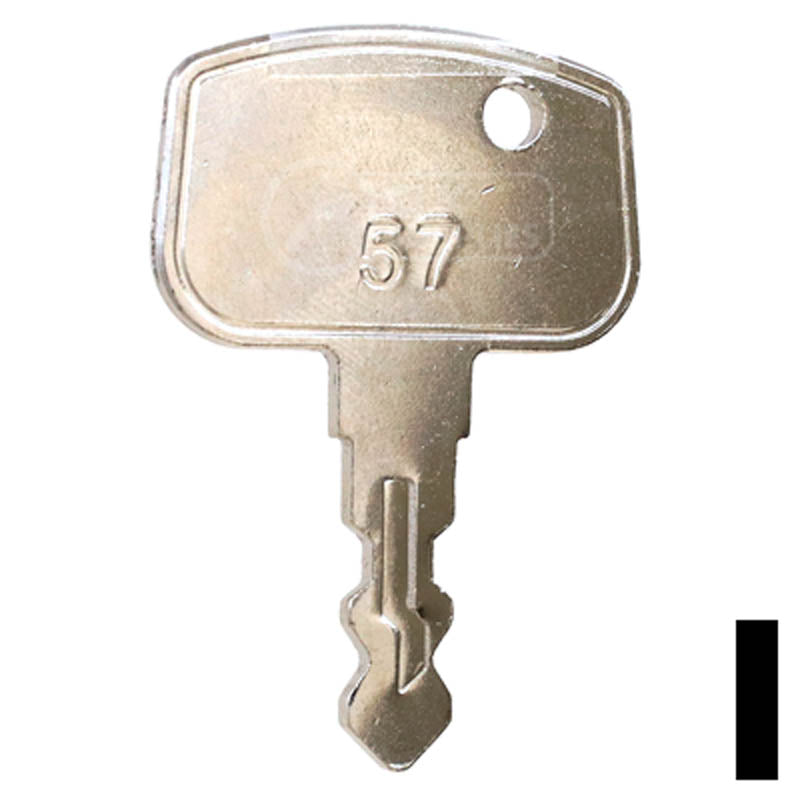 Precut Tractor Key | Kubota | EQ-57, 68920 Equipment Key Cosmic Keys