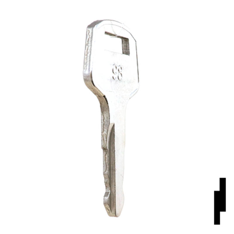 Precut Tractor Key | Kubota | EQ-98 Equipment Key Cosmic Keys