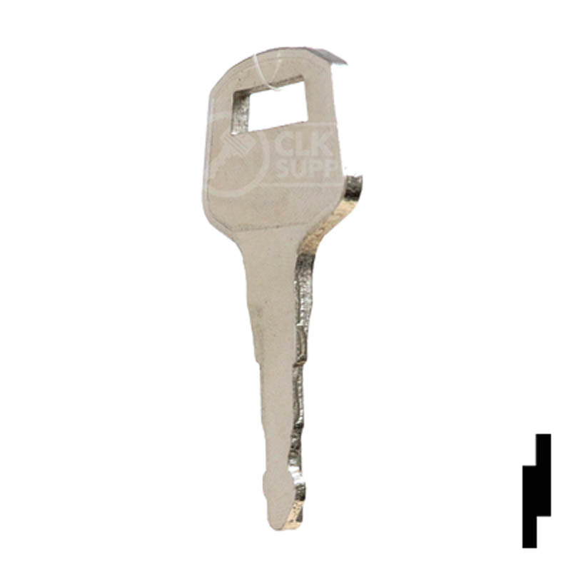 Precut Tractor Key | Kubota | EQ-98 Equipment Key Cosmic Keys