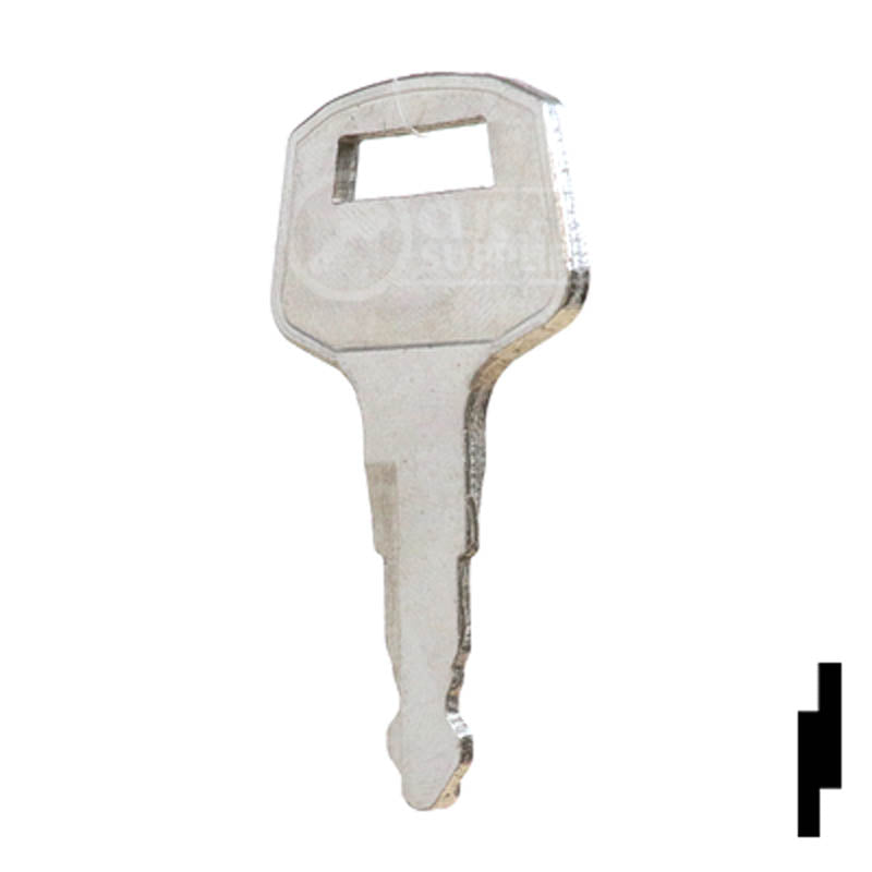 Precut Tractor Key | Kubota | EQ-98 Equipment Key Cosmic Keys