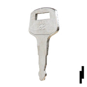 Precut Tractor Key | Kubota | EQ-98 Equipment Key Cosmic Keys