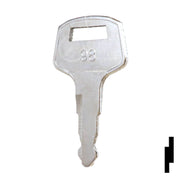 Precut Tractor Key | Kubota | EQ-98 Equipment Key Cosmic Keys