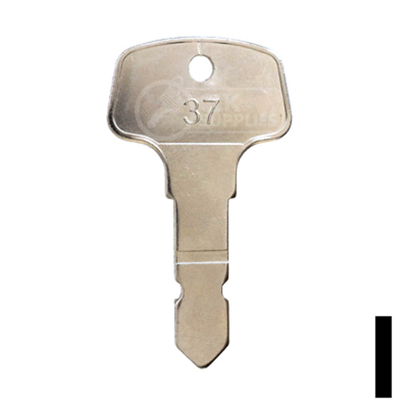 Precut Tractor Key | Kubota, Volvo |EQ-37, 15248-63700 Equipment Key Cosmic Keys