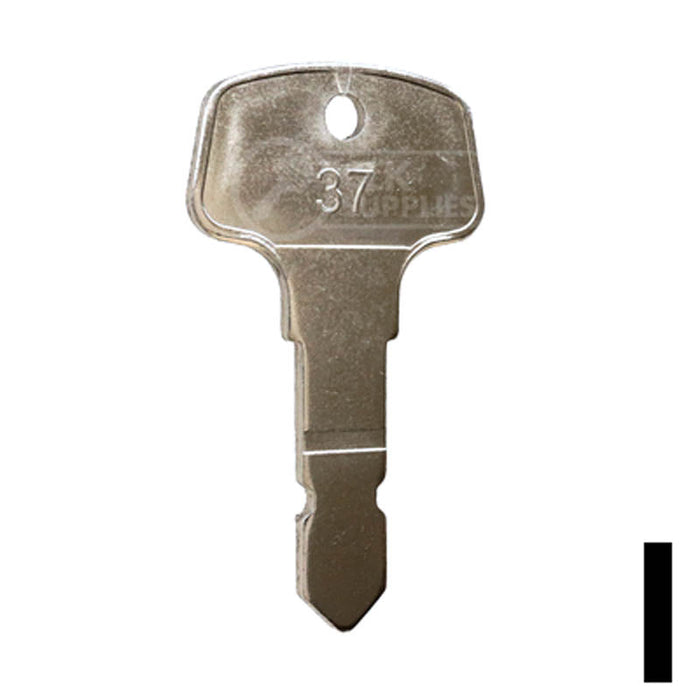 Precut Tractor Key | Kubota, Volvo |EQ-37, 15248-63700 Equipment Key Cosmic Keys