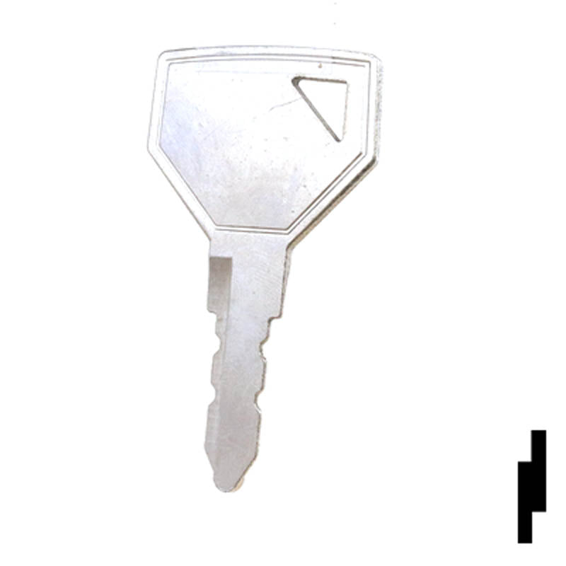 Precut Tractor Key | Yanmar, John Deere | EQ-58, 52160 Equipment Key Cosmic Keys