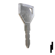 Precut Tractor Key | Yanmar, John Deere | EQ-58, 52160 Equipment Key Cosmic Keys