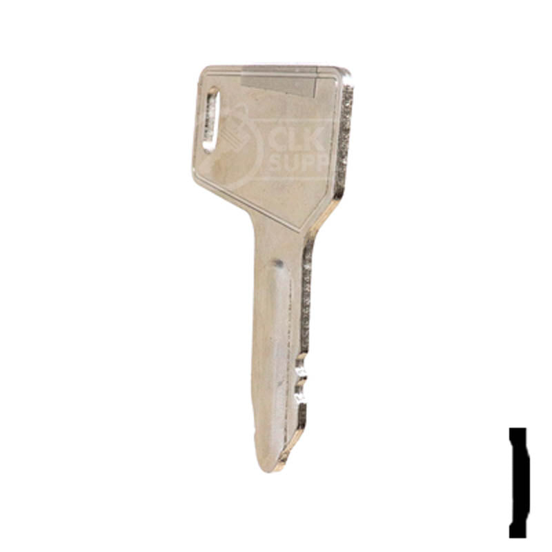 Precut Tractor Key | Yanmar, Takeuchi | EQ-38, 933110-00301 Equipment Key Cosmic Keys
