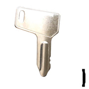 Precut Tractor Key | Yanmar, Takeuchi | EQ-38, 933110-00301 Equipment Key Cosmic Keys