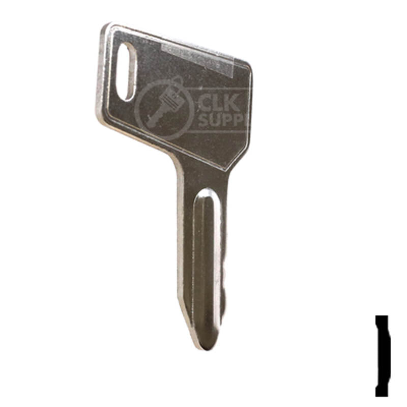 Precut Tractor Key | Yanmar, Takeuchi | EQ-38, 933110-00301 Equipment Key Cosmic Keys
