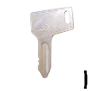 Precut Tractor Key | Yanmar, Takeuchi | EQ-38, 933110-00301 Equipment Key Cosmic Keys