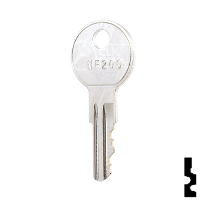 Uncut Equipment Key | Golf Cart | BD40 Equipment Key Framon Manufacturing Company, Inc