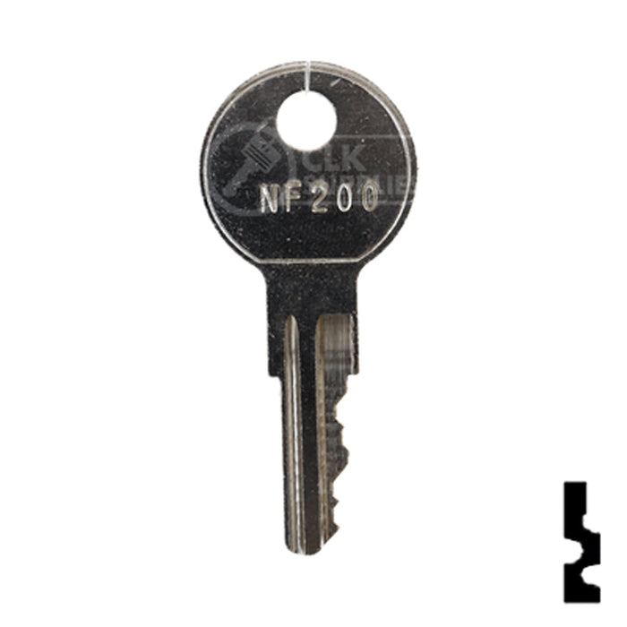 Uncut Equipment Key | Golf Cart | BD40 Equipment Key Framon Manufacturing Company, Inc