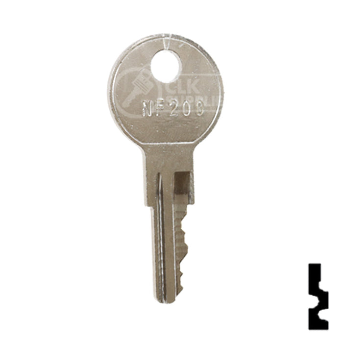 Uncut Equipment Key | Golf Cart | BD40 Equipment Key Framon Manufacturing Company, Inc