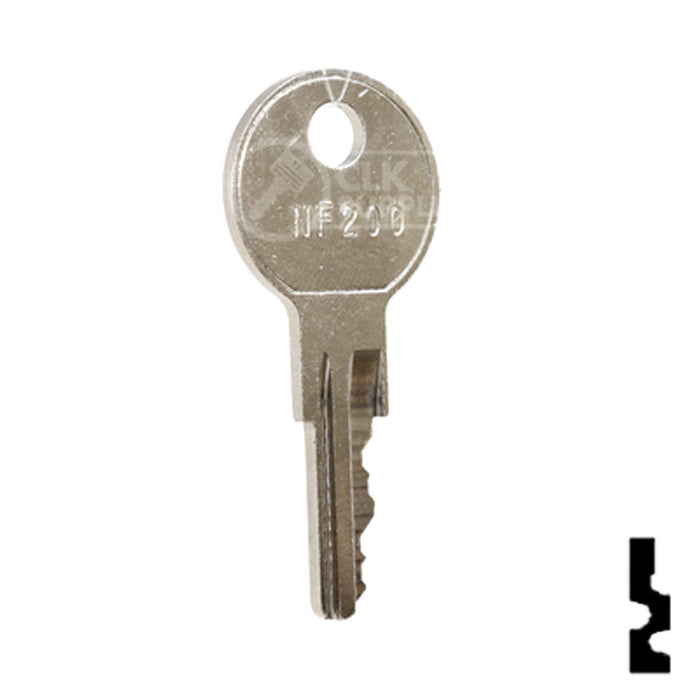 Uncut Equipment Key | Golf Cart | BD40 Equipment Key Framon Manufacturing Company, Inc