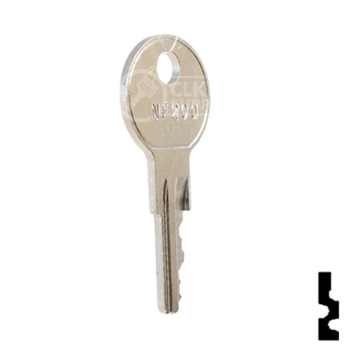 Uncut Equipment Key | Golf Cart | BD40 Equipment Key Framon Manufacturing Company, Inc