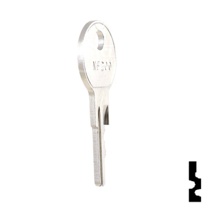 Uncut Equipment Key | Golf Cart | BD40 Equipment Key Framon Manufacturing Company, Inc