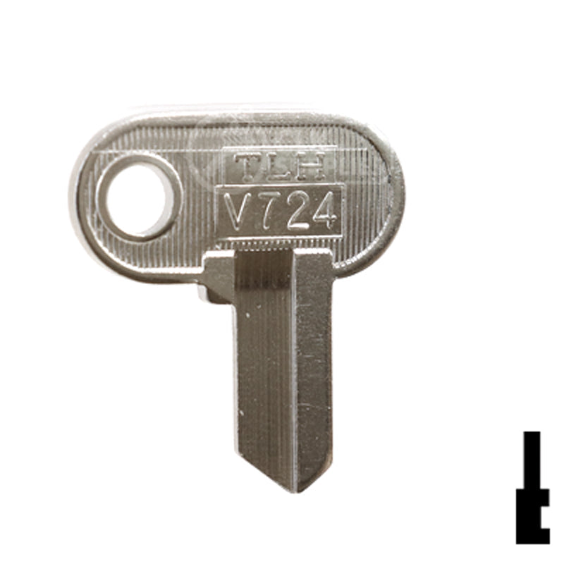 Uncut Equipment Key | Miwa | BD42 Equipment Key Framon Manufacturing Company, Inc