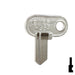 Uncut Equipment Key | Miwa | BD42 Equipment Key Framon Manufacturing Company, Inc