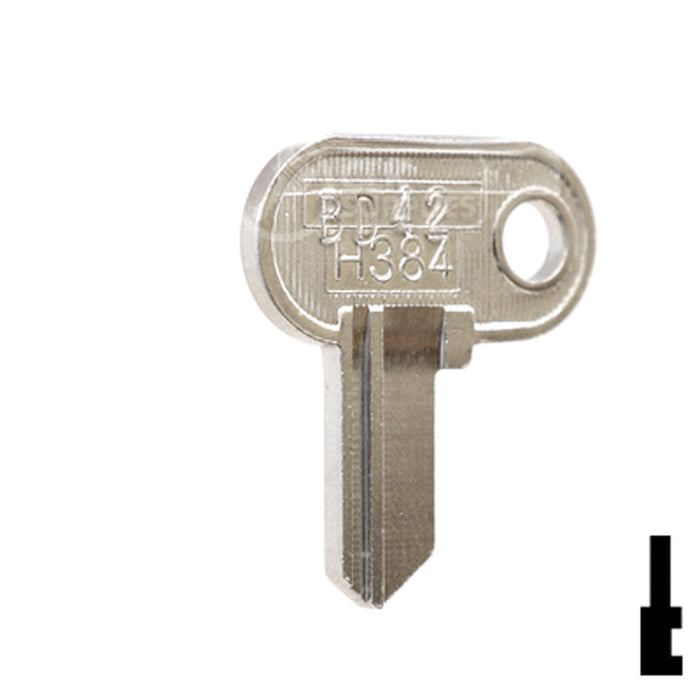 Uncut Equipment Key | Miwa | BD42 Equipment Key Framon Manufacturing Company, Inc