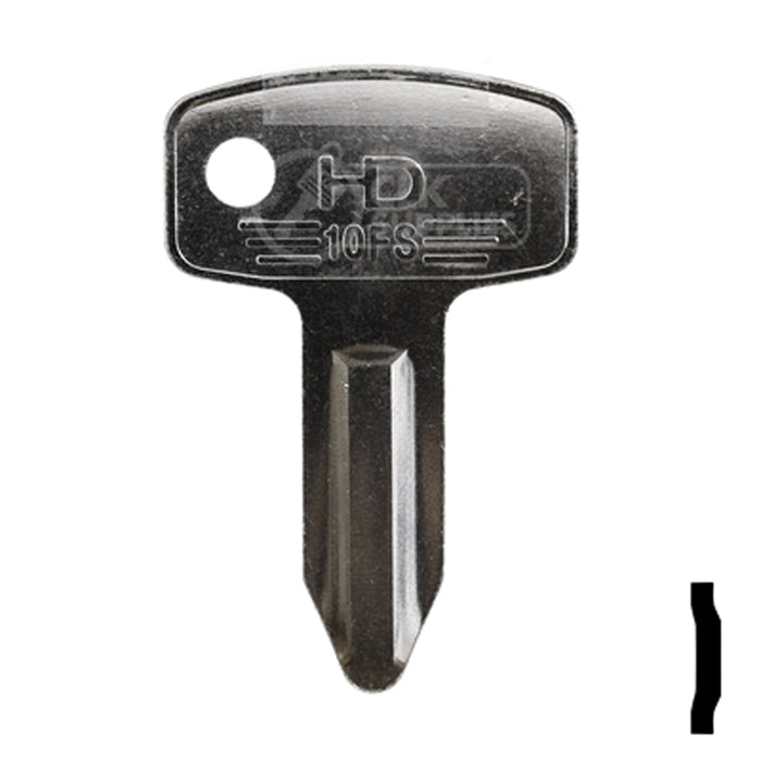 Uncut Equipment Key | Yanmar | BD50 Equipment Key Framon Manufacturing Company, Inc