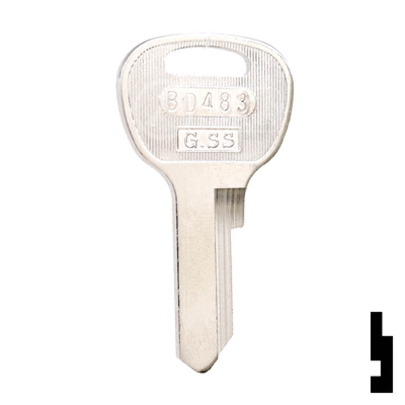 Uncut Equipment Key | Yanmar, Boats | BD483 Equipment Key Framon