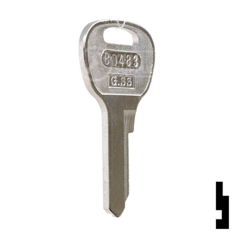 Uncut Equipment Key | Yanmar, Boats | BD483 Equipment Key Framon