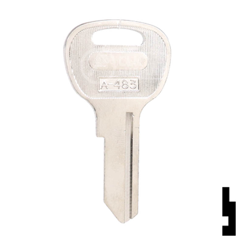 Uncut Equipment Key | Yanmar, Boats | BD483 Equipment Key Framon