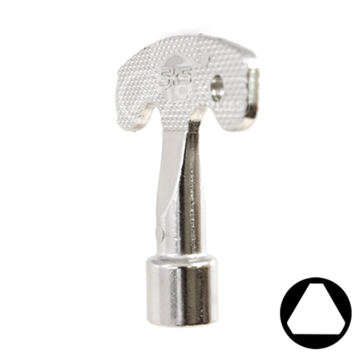 Uncut Key Blank | AFT Instrument | BD179 Equipment Key Framon Manufacturing Company, Inc