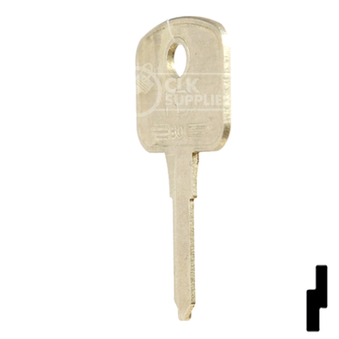 Uncut Key Blank | Bobcat, Caterpillar, Ford, Volvo | BD316 Equipment Key Framon Manufacturing Company, Inc