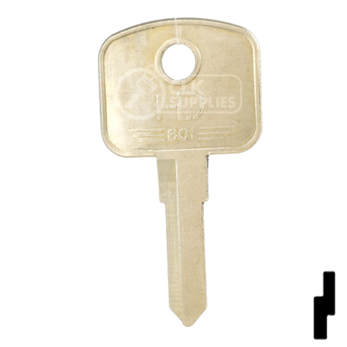 Uncut Key Blank | Bobcat, Caterpillar, Ford, Volvo | BD316 Equipment Key Framon Manufacturing Company, Inc