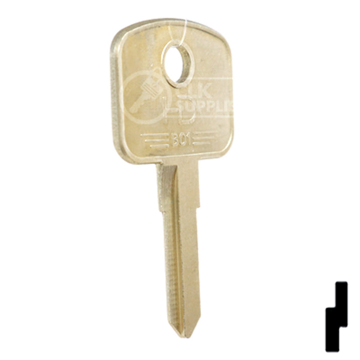 Uncut Key Blank | Bobcat, Caterpillar, Ford, Volvo | BD316 Equipment Key Framon Manufacturing Company, Inc