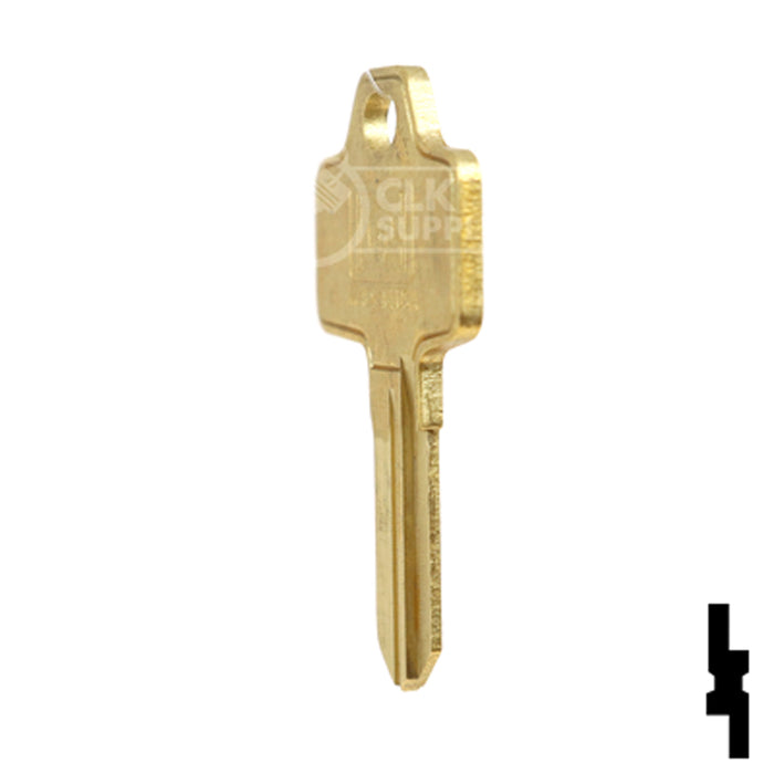 Uncut Key Blank | Bricard | BD20 Equipment Key Framon Manufacturing Company, Inc