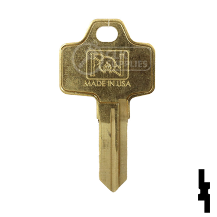 Uncut Key Blank | Bricard | BD20 Equipment Key Framon Manufacturing Company, Inc