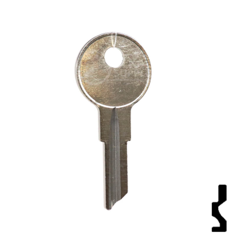 Uncut Key Blank | Briggs & Stratton | 1098M, B1 Equipment Key Ilco