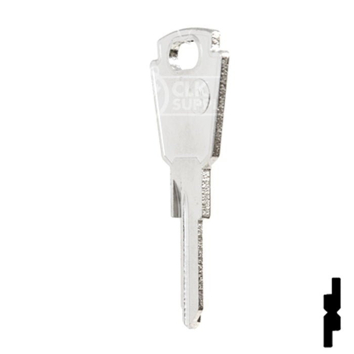 Uncut Key Blank | Chrysler, Sweeper | CHR-4D, SMS8 Equipment Key JMA USA