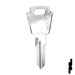 Uncut Key Blank | Chrysler, Sweeper | CHR-4D, SMS8 Equipment Key JMA USA