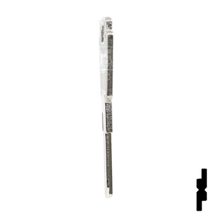 Uncut Key Blank | Chrysler, Sweeper | CHR-4D, SMS8 Equipment Key JMA USA