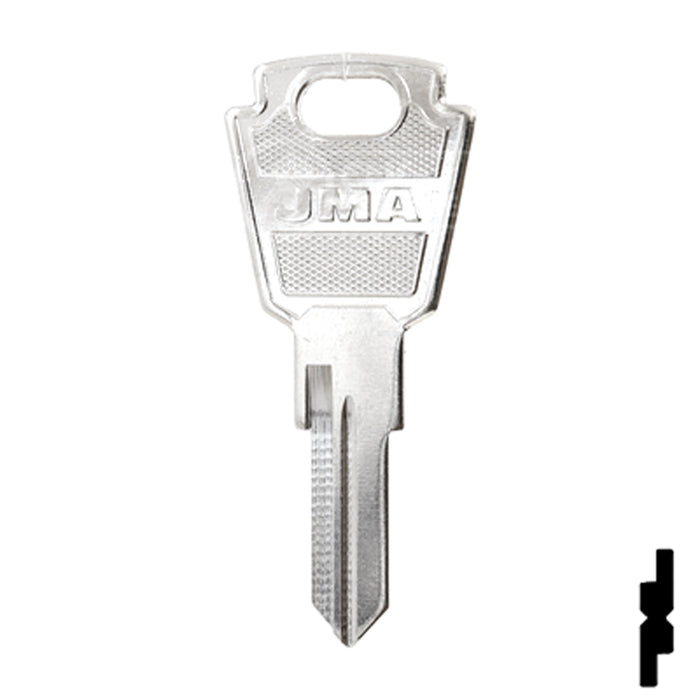 Uncut Key Blank | Chrysler, Sweeper | CHR-4D, SMS8 Equipment Key JMA USA