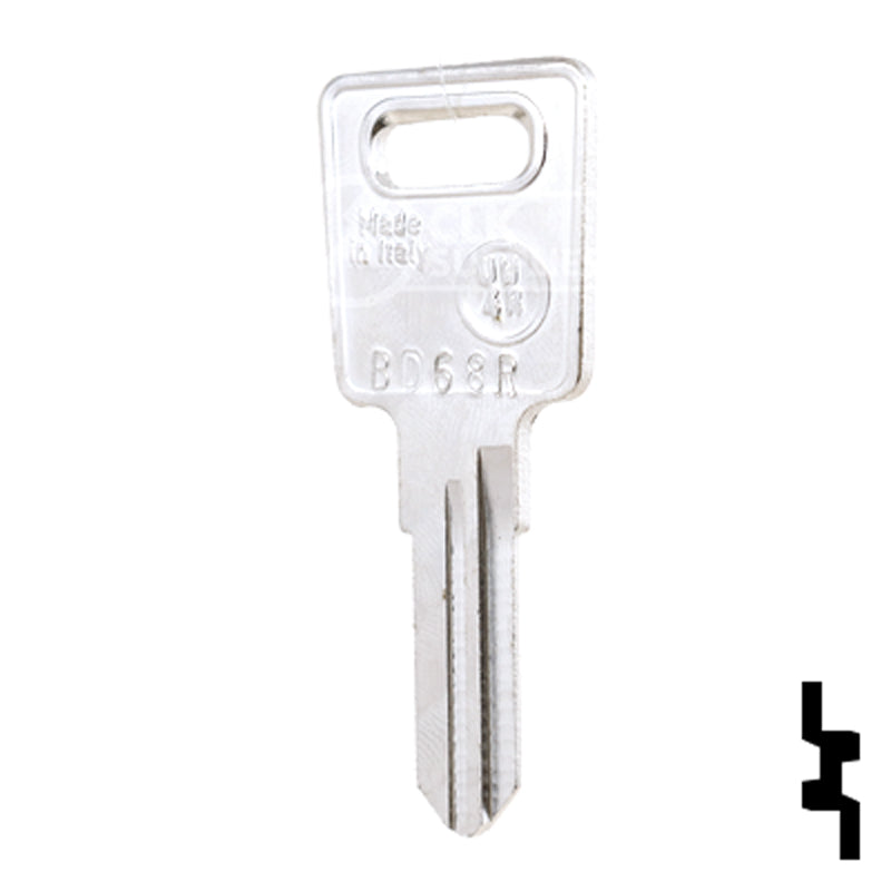 Uncut Key Blank | Errebi | BD68R Equipment Key Framon Manufacturing Company, Inc