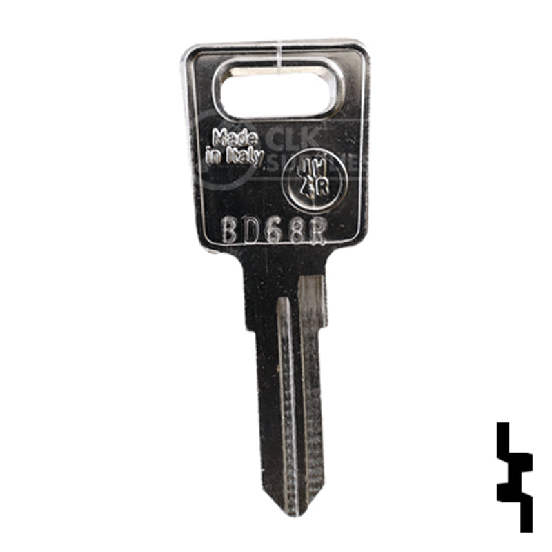 Uncut Key Blank | Errebi | BD68R Equipment Key Framon Manufacturing Company, Inc