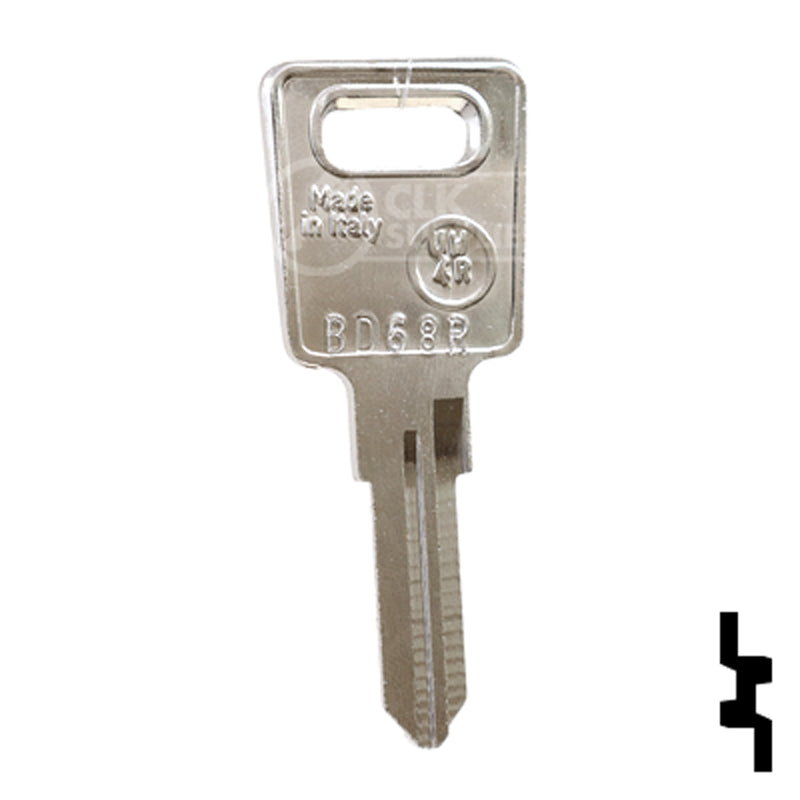 Uncut Key Blank | Errebi | BD68R Equipment Key Framon Manufacturing Company, Inc