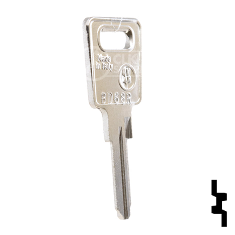 Uncut Key Blank | Errebi | BD68R Equipment Key Framon Manufacturing Company, Inc