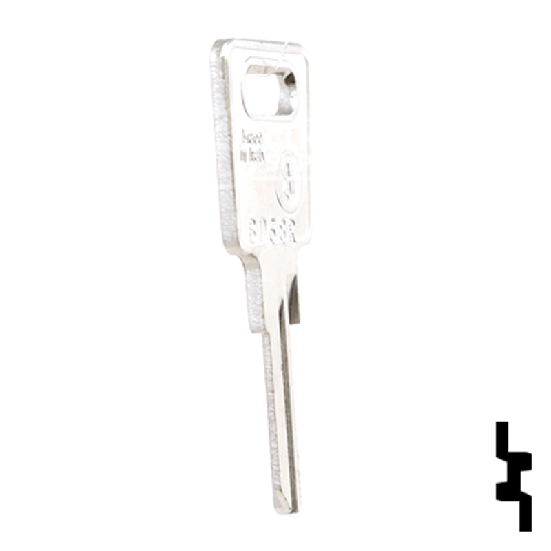 Uncut Key Blank | Errebi | BD68R Equipment Key Framon Manufacturing Company, Inc