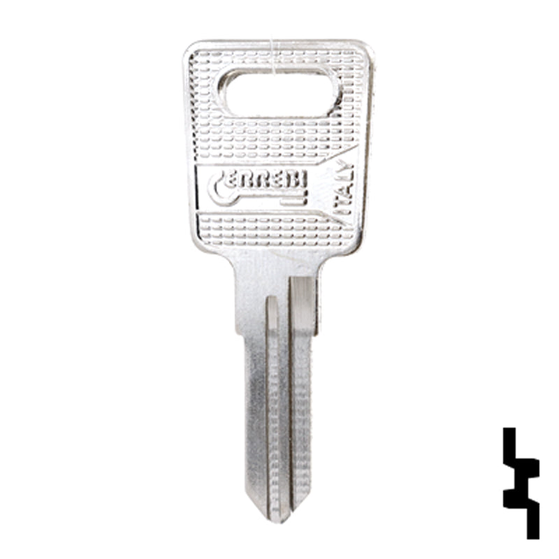 Uncut Key Blank | Errebi | BD68R Equipment Key Framon Manufacturing Company, Inc