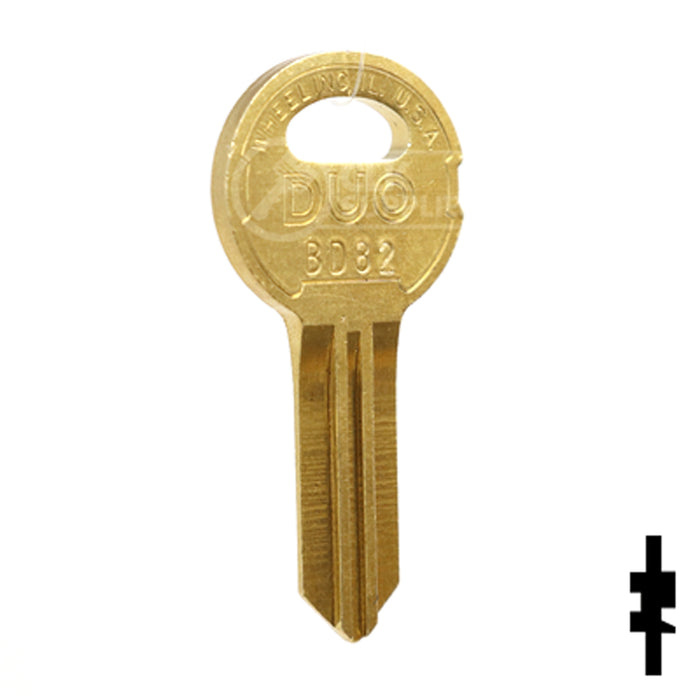 Uncut Key Blank | Grumman | BD82 Equipment Key Framon Manufacturing Company, Inc