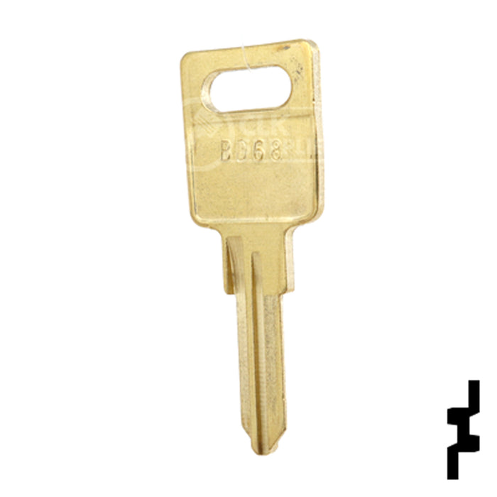 Uncut Key Blank | Hafele | BD68 Equipment Key Framon Manufacturing Company, Inc