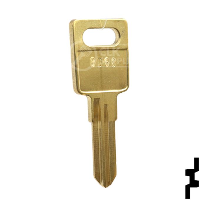 Uncut Key Blank | Hafele | BD68 Equipment Key Framon Manufacturing Company, Inc