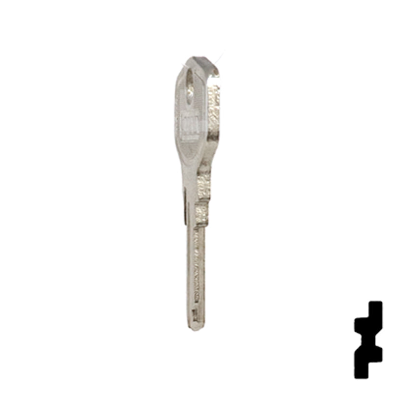 Uncut Key Blank | HP, Burg | BUR-9D Equipment Key JMA USA