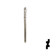 Uncut Key Blank | HP, Burg | BUR-9D Equipment Key JMA USA